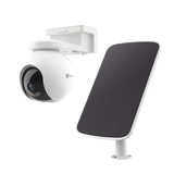 Kit de Cámara de Batería Recargable y Panel Solar / Wi-Fi / Almacenamiento Gratuito en Memoria Interna de 32 GB / Incluye 1 pieza de CS-HB8 y 1 Pieza de CS-CMT-SOLARPANEL-E