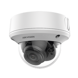 Domo TURBOHD 4K (8 Megapixel) / Lente Mot. 2.7 a 13.5 mm / 40 mts IR EXIR / IP67 / 12 Vcc / 24 VCA / TVI-AHD-CVI-CVBS / 9 a 15 Vcc