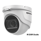 Eyeball TURBOHD 4K (8Megapixeles) / Gran Angular 102° / Lente 2.8 mm / Exterior IP67/ IR EXIR 30 mts / dWDR / TVI-AHD-CVI-CVBS