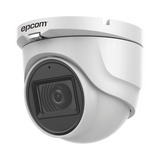AUDIO POR COAXITRON / Turret TURBOHD 5 Megapixel / Angulo de vision 85.5° / Lente 2.8 mm / 30 mts IR EXIR / Exterior IP67 / 4 Tecnologías / dWDR