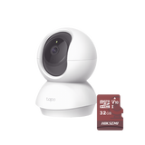 Kit de Cámara IP Wi-Fi / Incluye 1 Pieza Modelo TAPOC200 / 2 Megapixel / Utiliza La App Tapo / 1 Memoria Micro SD Hiksemi Modelo HS-TF-E1/32G