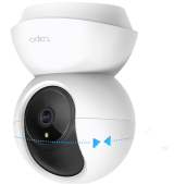 Cámara de Seguridad Wi-Fi Pan/Tilt, 2K Definition, Visión Nocturna 30 pies, 360° Horizontal, 114° Vertical, Detección de Movimiento, Audio Bidireccional, Alarma Sonora/Lumínica, MicroSD 256GB, Modo Privacidad