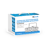 (MICRÓFONO Integrado) Kit TurboHD 1080p Lite / DVR 4 canales / Audio por Coaxitron / 4 Cámaras Bala de Policarbonato con Micrófono Integrado