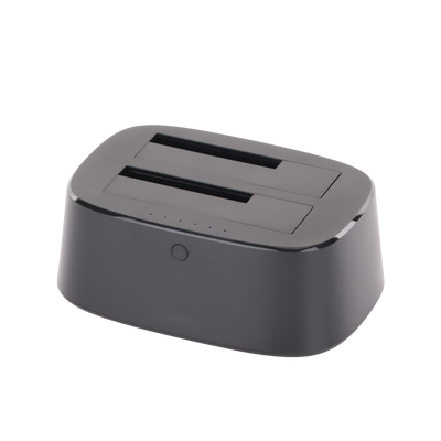50854-5 Base USB 3.0 para Disco Duro de Doble Bahía | Soporta Discos SATA de 2.5' & 3.5´ | Soporta discos de 12TB | Compatible con UASP, SATA 3.0 | Con adaptador de corriente 12V3A | Cable USB 1M | Alta Velocidad | Modo Clonación. - Image 5