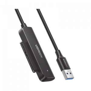 Cable Adaptador SATA a USB 3.0 | SATA 3.0/2.0 | Soporta HDD y SSD de 2.5″ | Soporta S.M.A.R.T, TRIM, UASP | No Requiere Adaptador de Corriente | Cable 50 cm.