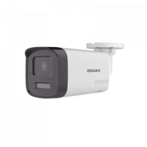 [Audio Bidireccional + Dual Light + ColorVu] Bala TURBOHD 4K (8 Megapixel) / Lente 2.8 mm / 40 mts IR EXIR + 40 mts Luz Blanca / Micrófono y Bocina Integrado / Exterior IP67 / Metal / dWDR
