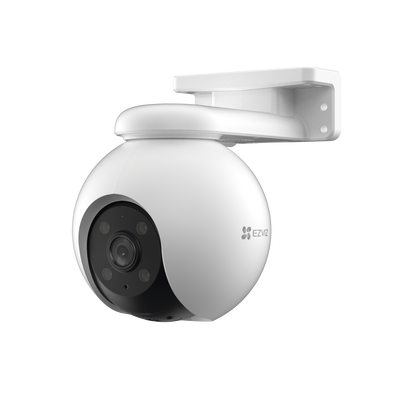 CS-H8-3K-1 PT WiFi / (3K) 5MP / Visión 360° / Detección humana / Detección de Vehiculo / Audio de Dos Vías / Sirena / Luz Parpadeante / Colores en Oscuridad / Micro SD / Presets / Autoseguimiento / Exterior — Cámaras Wi-Fi en Morelia | SolutionSiteMX