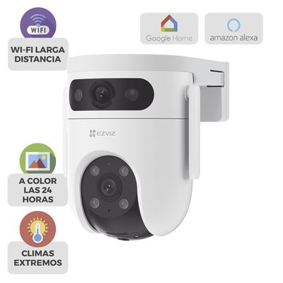 CS-H9C10MP-5 Cámara PT Doble Lente / 10 Megapixel (5MP+5MP) / IA Detección Humana y Vehiculo / Vision Nocturna a Color / Sirena y Luz Estroboscópica / Vista Simultánea de Cámara PT y Cámara Fija / Protección IP65 / Audi - Image 5