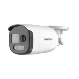 [ColorVu] Bala TURBOHD 2 Megapixel (1080p) / Imagen a Color 24/7 / Lente 2.8 mm / Luz Blanca 40 mts / Exterior IP67 / WDR 130 dB / Sensor PIR / Sirena Integrada / Salida de Audio Estrobo ROJO – AZUL / Micrófono Integrado