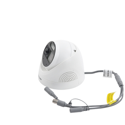 DS-2CE72DF3T-PIRXOS-2 Turret TURBOHD 2 Megapixeles (1080p) / Imagen a color 24/7 / Lente 2.8 mm / Luz Blanca 20 mts / Exterior IP67 / WDR 130dB / Sensor PIR / Sirena Integrada / Estrobo ROJO - AZUL / Micrófono Integrado - Image 2