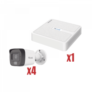 Kit IP 4Megapixel / NVR de 4 Canales con 4 Puertos PoE / 4 Cámaras IP Dual light con microfono Kit IP 4Megapixel / NVR de 4 Canales con 4 Puertos PoE / 4 Cámaras IP Dual light con microfono