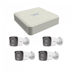 Kit IP 4 Megapixel / NVR de 4 Canales con 4 Puertos PoE / 4 Cámaras IP Dual Light con Micrófono Integrado / Bala para Exterior Kit IP 4 Megapixel / NVR de 4 Canales con 4 Puertos PoE / 4 Cámaras IP Dual Light con Micrófono Integrado / Bala para Exterior