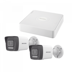 Kit IP 1080p (2 Megapixel) / NVR de 4 Canales con 4 Puertos PoE / 2 Cámaras Bala IP con Microfono Integrado / ColorVu Lite y ACUSENSE Lite Kit IP 1080p (2 Megapixel) / NVR de 4 Canales con 4 Puertos PoE / 2 Cámaras Bala IP con Microfono Integrado / ColorVu Lite y ACUSENSE Lite