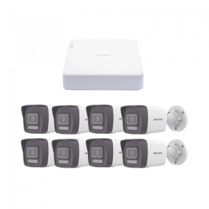 Kit IP 1080p (2 Megapixel) / NVR de 8 Canales con 8 Puertos PoE / 8 Cámaras IP Bala ColorVu Lite y ACUSENSE Lite / Micrófono Integrado Kit IP 1080p (2 Megapixel) / NVR de 8 Canales con 8 Puertos PoE / 8 Cámaras IP Bala ColorVu Lite y ACUSENSE Lite / Micrófono Integrado