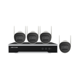 Kit IP Inalámbrico 4 Megapixel / NVR 4 Canales / 4 Cámaras Bala para Exterior / 1 HDD de 1 TB / Modo Repetidor