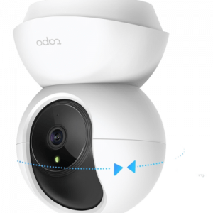 Cámara de Seguridad Wi-Fi Pan/Tilt, 2K Definition, Visión Nocturna 30 pies, 360° Horizontal, 114° Vertical, Detección de Movimiento, Audio Bidireccional, Alarma Sonora/Lumínica, MicroSD 256GB, Modo Privacidad