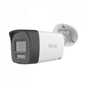 [Audio Bidireccional + Dual Light + ColorVu] Bala TURBOHD 2 Megapixel (1080p) / Lente 2.8 mm / 30 mts IR EXIR + 20 mts Luz Blanca / Micrófono y Bocina Integrado / Exterior IP67 / Metal / dWDR
