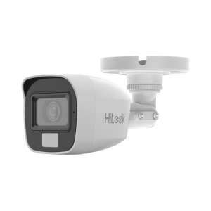 [Dual Light + ColorVu] Bala TURBOHD 3K megapixel / 20 mts IR + 20 mts luz blanca / Lente 2.8 (105° de Visión) / Exterior IP66 / Audio por Coaxitron / TVI-AHD-CVI-CVBS / Metal / Smart-Hybrid light