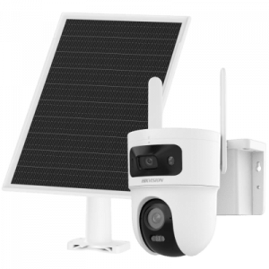 Kit Solar IP All in One Doble Lente / AOV / PT IP 4 Megapixel Lente 4 mm / Fijo 4 Megapixel Lente 2.8 mm / Panel Solar + Batería de Respaldo de Litio (9000 mAh) / Conexión 4G / Audio de Dos Vías / Dual Light / IP66 / Micro SD Kit Solar IP All in One Doble Lente / AOV / PT IP 4 Megapixel Lente 4 mm / Fijo 4 Megapixel Lente 2.8 mm / Panel Solar + Batería de Respaldo de Litio (9000 mAh) / Conexión 4G / Audio de Dos Vías / Dual Light / IP66 / Micro SD