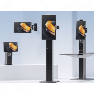 pantalla interactiva sunmi flex 3 27"/ tercera generación / diseño metálico ultra delgado / pantalla capacitiva multi touch fhd / procesador qualcomm octa core / ai engine / nfc en pantalla / ip54 / bluetooth 5.2 / poe