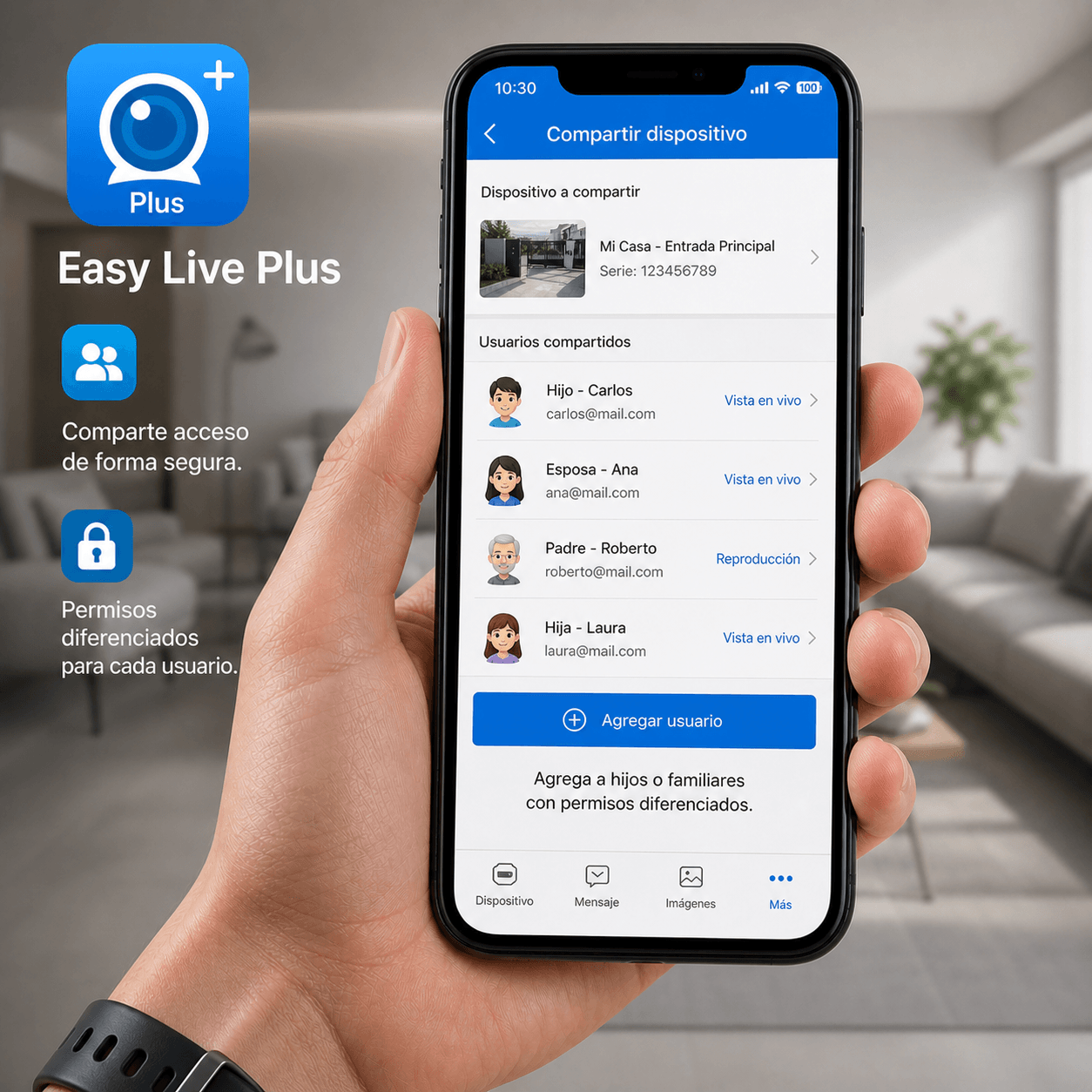 app acceso compartido