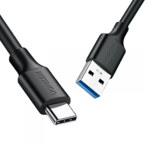 cable usb a a usb c | 1 metro | carga y sincronización de datos | carga rápida 60w | datos 5 gbps | qc 3.0/2.0 | fpc | afc | protección integrada | duradero y flexible| caja abs | cubierta de tpe | color negro.