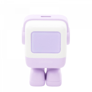 cargador mini ganrobot 30w serie uno | 1 usb c de carga rápida | tecnología gan ii | multiprotocolo pd/qc/scp/fca | carga inteligente | pantalla led | zapato magnético extraíble | thermal guard | color lila.
