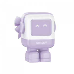 cargador robotgan de 65w serie uno | 3 puertos de carga rápida | 2 usb c | 1 usb a | pd 3.0 | qc 4.0 | carga inteligente | tecnología gan ii | zapato magnético extraíble | carcasa ignífuga | pantalla led