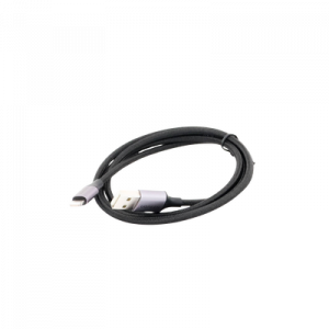 cable usb a a lightning | 1 metro (3.28 pies) | certificado mfi | carga rápida 5v/2.4 a | 480 mbps | conector c94 | adecuado para iphone, ipad y ipod | protección integrada | caja de aluminio | nylon trenzado | color negro