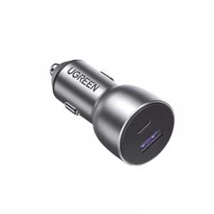 cargador de auto 52.5w | puerto usb a y usb c | carga rápida | compatible con vehículos de 12 y 24 vcd | pd3.0 + qc3.0 | chip inteligente | diseño compacto mayor eficiencia energética | caja de aluminio