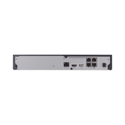 nvr 4 canales grabacion hasta 8mp / h.265, h.264 / p2p wisenet / 4 puertos poe plug and play / soporta 1 disco duro (no incluido). nvr 4 canales grabacion hasta 8mp / h.265, h.264 / p2p wisenet / 4 puertos poe plug and play / soporta 1 disco duro (no incluido).