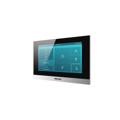 monitor color plata linux / pantalla touch de 7 pulgadas / sip / poe / wifi / compatible con frentes de calle akuvox monitor color plata linux / pantalla touch de 7 pulgadas / sip / poe / wifi / compatible con frentes de calle akuvox