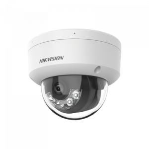 [Dual Light] Domo IP 8 Megapixel (4K) / Lente 2.8 mm / 30 mts IR + 30 mts Luz Blanca / Micrófono Integrado / IK08 / ACUSENSE Lite / Exterior IP67 / H.265 / PoE / ONVIF