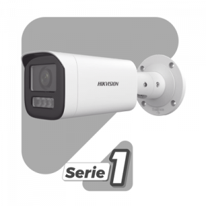 bala ip 4 megapíxel / lente motorizado 2.8 a 12 mm / dual light (50 mts ir + 50 mts luz blanca) / acusense lite / microfono integrado / exterior ip67 / wdr 120 db / poe / micro sd / alarmas i/o