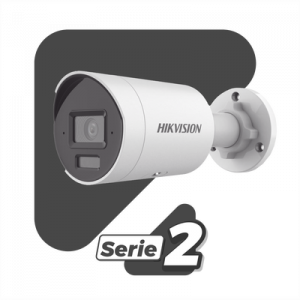 [dual light + 2 micrófonos integrados] bala ip 6 megapixel / lente 2.8 mm / 40 mts luz blanca + 40 mts ir / acusense / exterior ip67 / wdr 120 db / poe / onvif / micro sd / metal / acuseek