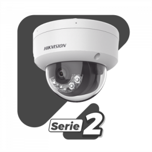 [dual light + 2 micrófonos integrados] domo ip 8 megapixel (4k) / lente 2.8 mm / 30 mts luz blanca + 30 mts ir / acusense / exterior ip67 / ik10 / wdr 120 db / poe / onvif / micro sd / metal / acuseek