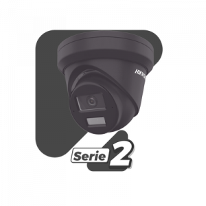 [dual light + 2 micrófonos de doble matriz] turret ip 4 megapixel / color negro / lente 2.8 mm / 30 mts luz blanca + 30 mts ir / acusense / exterior ip67 / wdr 120 db / poe / onvif / micro sd / metal / acuseek