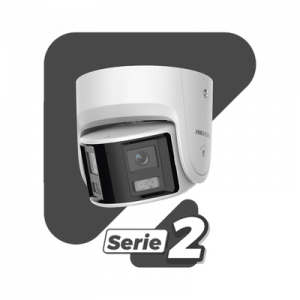 [flexvu] [protecciÓn activa] turret ip 4 megapixel / 2 lentes de 2.8 mm (imagen panorámica 180°) / 30 mts ir / exterior ip67 / luz intermitente y alerta de audio / audio bidireccional / acusense / wdr 120 db / micro sd