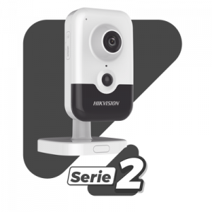 cubo ip 4 megapixel / serie pro / lente 2.8 mm / 10 mts ir exir / poe / sensor pir / h.265+ / interior / audio de dos vías / poe / microsd / onvif / acuseek