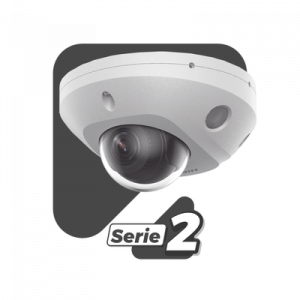 [Dual Light + 2 Micrófonos Integrados] Mini Domo IP 4 Megapixel / Lente 2.8 mm / 30 mts Luz Blanca + 30 mts IR / ACUSENSE / Exterior IP67 / IK08 / WDR 120 dB / PoE / ONVIF / MicroSD / ACUSEEK