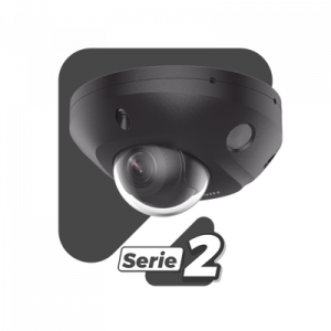 [dual light + 2 micrófonos integrados] mini domo ip 4 megapixel / color negro / lente 2.8 mm / 30 mts luz blanca + 30 mts ir / acusense / exterior ip67 / ik08 / wdr 120 db / poe / onvif / alarmas i/o / micro sd / acuseek