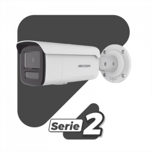 [dual light + 2 micrófonos integrados] bala ip 6 megapixel / lente 4 mm / 80 mts luz blanca + 80 mts ir / acusense / exterior ip67 / wdr 120 db / poe / micro sd / metal / acuseek