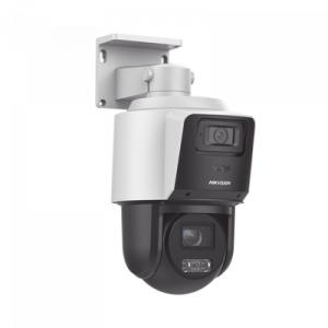 [tandemvu] ptz ip 4 megapixel con cámara panorámica 4 megapixel / 4x zoom / dual light (40 mts ir + 30 mts luz blanca) / acusense / ip66 / poe+ / darkfighter / micro sd / incluye base para techo o pared