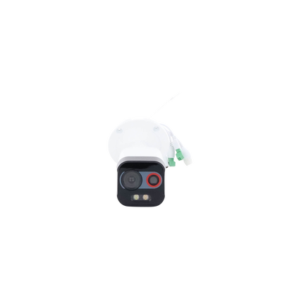 cámara bala ip térmica y Óptica biespectral / análisis de video (vca) para protección perimetral / clasifica vehículo y humano / térmica 96 x 72 / Óptica 4 mp colorvu / ip67 / micro sd de 256 gb/ poe cámara bala ip térmica y Óptica biespectral / análisis de video (vca) para protección perimetral / clasifica vehículo y humano / térmica 96 x 72 / Óptica 4 mp colorvu / ip67 / micro sd de 256 gb/ poe