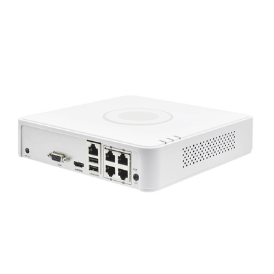 nvr 4 megapixel (compatible con cámaras acusense) / 4 canales ip / 4 puertos poe /1 bahía de disco duro / salida de vídeo full hd nvr 4 megapixel (compatible con cámaras acusense) / 4 canales ip / 4 puertos poe /1 bahía de disco duro / salida de vídeo full hd