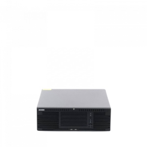 [doble poder de decodificación] nvr 32 megapixel (8k) / 128 canales ip / acusense / anpr / conteo de personas / 16 bahías de disco duro / 2 tarjetas de red / soporta raid con hot swap / 2 hdmi en 8k / pos / alarmas i/o / smart search