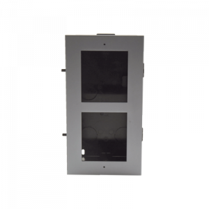 Base de 2 Espacios para EMPOTRAR Módulos de Videoporteros Hikvision