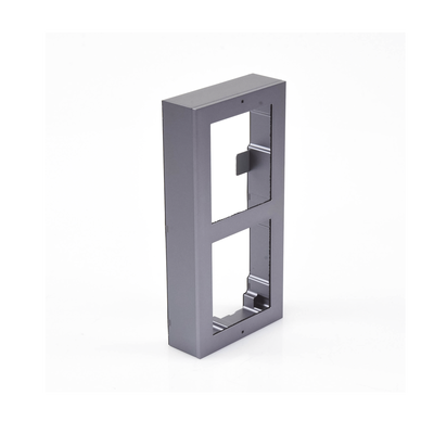 base de 2 espacios para videoportero ip hikvision / instalación en superficie base de 2 espacios para videoportero ip hikvision / instalación en superficie