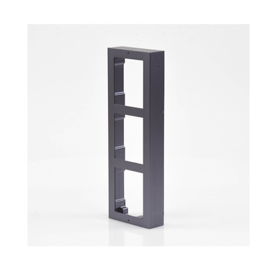 base de 3 espacios para videoportero ip hikvision / instalación en superficie base de 3 espacios para videoportero ip hikvision / instalación en superficie
