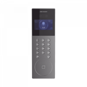 Videoportero IP Multiapartamento con Reconocimiento Facial / Llamada a App HikConnect (requiere monitor) / Protección IP65 / Apertura por Rostro, Tarjeta o App Videoportero IP Multiapartamento con Reconocimiento Facial / Llamada a App HikConnect (requiere monitor) / Protección IP65 / Apertura por Rostro, Tarjeta o App